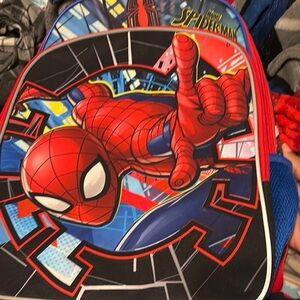 Red and Blue Spider-Man Action Backpack